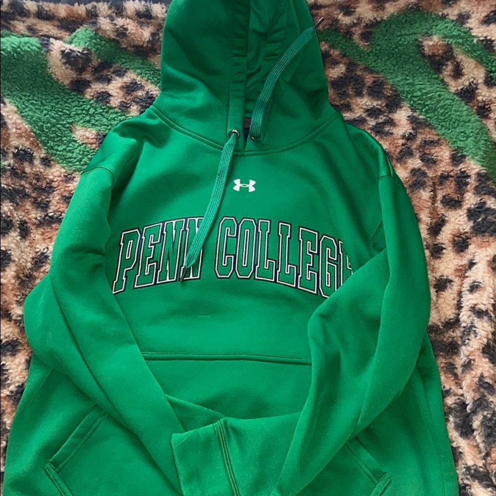 GREEN COLLEGE HOODIE